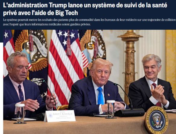 La Santé devient une affaire de technologie et non de médecine telle que connue. L'équipe sur la photo lancent un programme avec des applications pour suivre ce qui se passe avec le patient en dehors du cabinet du médecin... 
cyberbabel.org/2025/08/01/tru…
