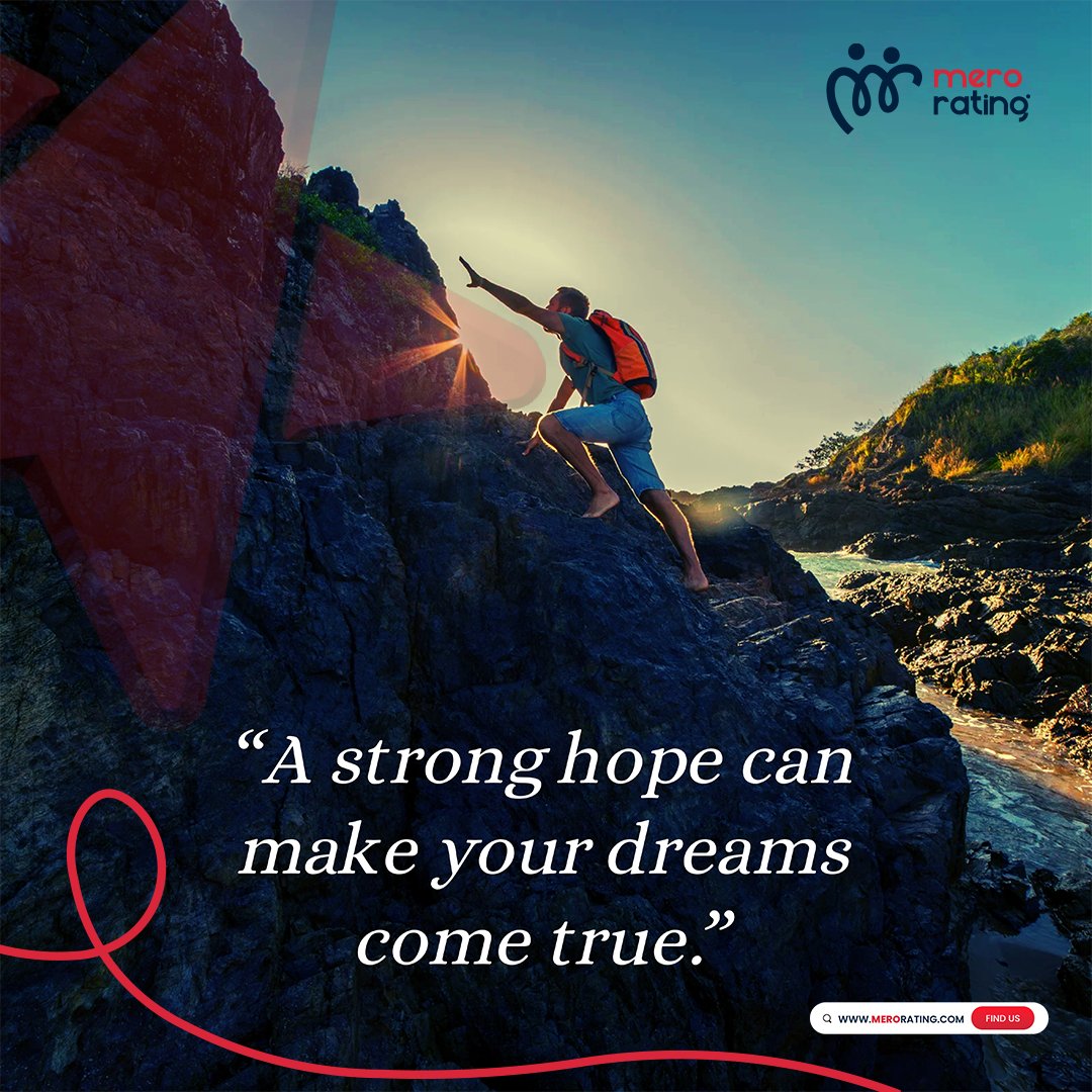 Every dream begins with a step... and a spark of hope.✨

In life, it’s not always the most talented or the most experienced who reach the top , it’s the ones who dare to keep climbing. The ones who hold on to hope, even when the path is steep, uncertain, and full of setbacks.