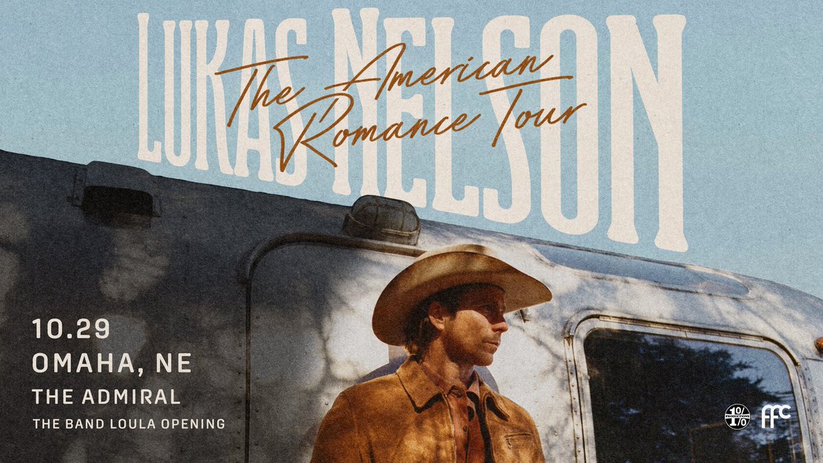 Grammy Award-winning singer, songwriter and musician Lukas Nelson will be performing at <a href="/TheAdmiralOmaha/">The Admiral Omaha</a> on October 29th!

Get your tickets here: tinyurl.com/lukas-wolf933

+ Stay tuned to see how you can win a pair of tickets in the coming weeks! 🎫