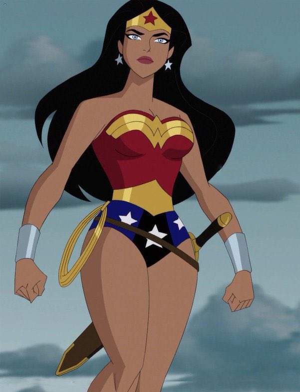 This is the best Wonder Woman has ever looked in a cartoon btw