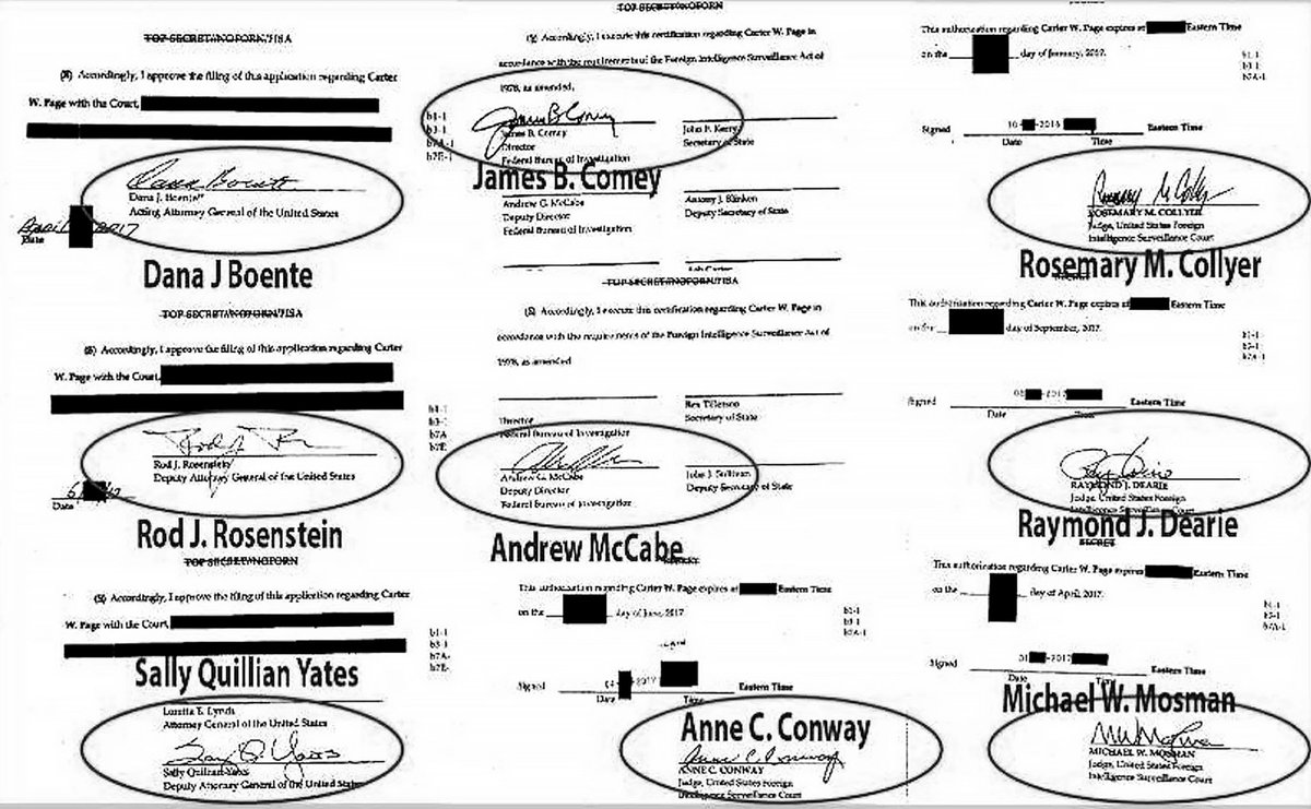 WarNuse (@warnuse) on Twitter photo <a href="/JudiciaryGOP/">House Judiciary GOP 🇺🇸🇺🇸🇺🇸</a> The Traitors Who Signed The FISA Warrants Allowing The Spying On Presidential Candidate Donald J. Trump, And Later President Donald J. Trump.
Dana J. Boente - Acting AG
Rod J. Rosenstein - Deputy AG
Sally Q. Yates - Deputy AG
James B. Comey - Director FBI
Andrew G. McCabe - <a href="/JudiciaryGOP/">House Judiciary GOP 🇺🇸🇺🇸🇺🇸</a> The Traitors Who Signed The FISA Warrants Allowing The Spying On Presidential Candidate Donald J. Trump, And Later President Donald J. Trump.
Dana J. Boente - Acting AG
Rod J. Rosenstein - Deputy AG
Sally Q. Yates - Deputy AG
James B. Comey - Director FBI
Andrew G. McCabe -