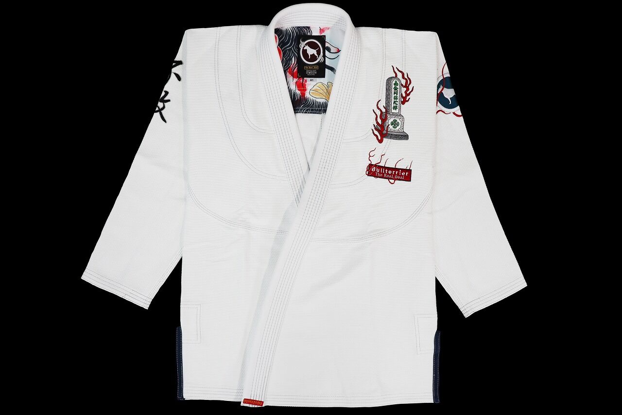 ブルテリア　bull terrier 柔術衣 BULL TERRIER 柔術衣 Dojo OutfittersコラボV2 黒