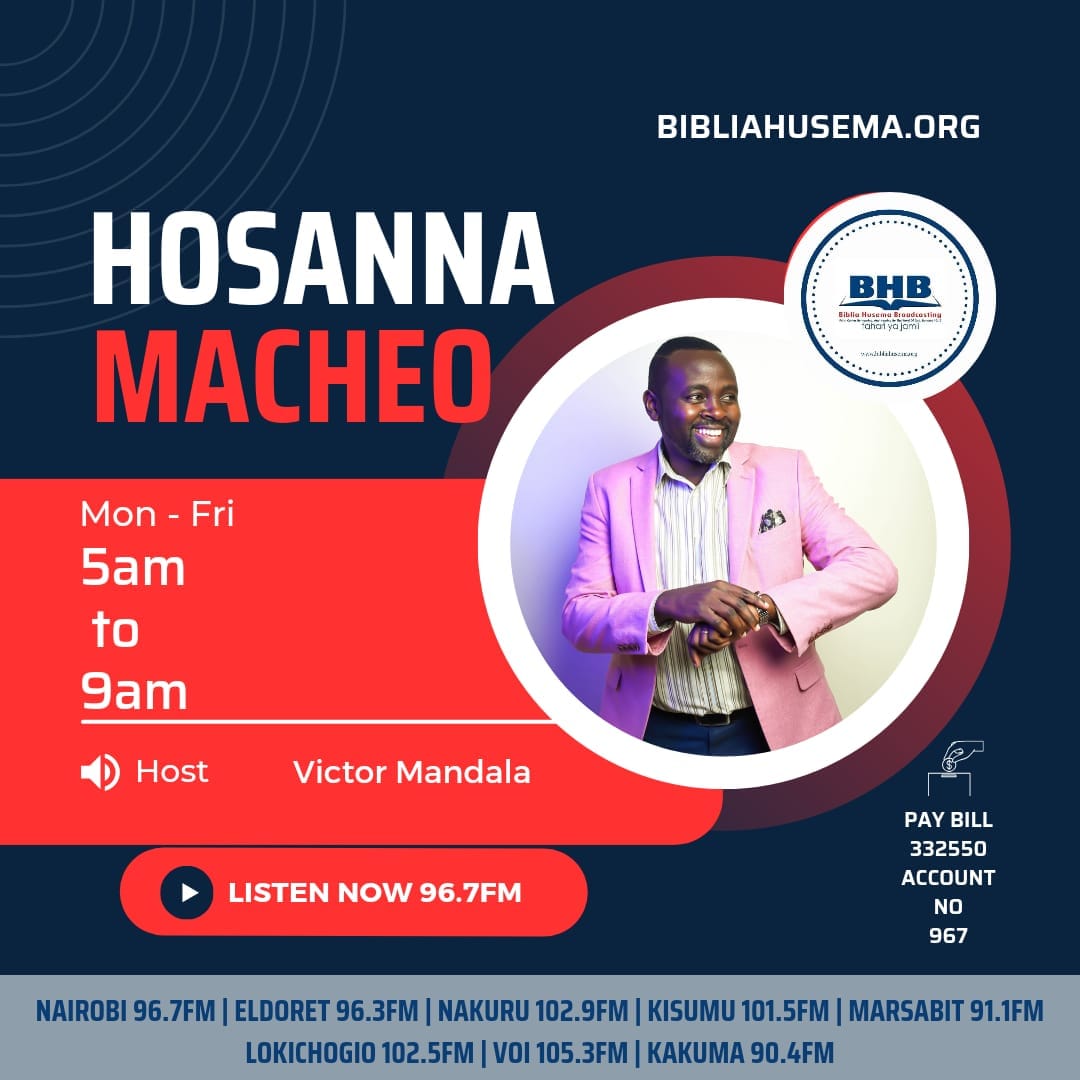 Victor Mandala (@victormandalamc) on Twitter photo HOSSANA MACHEO:-
Hii ni siku ambayo Bwana Mungu ameifanye ili tuifurahie;
youtube.com/watch?v=F46lk7…
#Hossanamacheo <a href="/BHusema/">Biblia Husema 96.7fm</a> @VictoMandalaMC #Himizo <a href="/aa284eb4ba7a42d/">Lucy Nyaga</a> <a href="/Babybeatrice12/">Babybeatrice</a> <a href="/SirBucachi/">Sir Wycliffe Bucachi Abu Webungo</a> <a href="/Babanjau1/">Babanjau</a> <a href="/taptap82898185/">tap tap</a> <a href="/VioletKarani2/">Violet Karani</a> HOSSANA MACHEO:-
Hii ni siku ambayo Bwana Mungu ameifanye ili tuifurahie;
youtube.com/watch?v=F46lk7…
#Hossanamacheo <a href="/BHusema/">Biblia Husema 96.7fm</a> @VictoMandalaMC #Himizo <a href="/aa284eb4ba7a42d/">Lucy Nyaga</a> <a href="/Babybeatrice12/">Babybeatrice</a> <a href="/SirBucachi/">Sir Wycliffe Bucachi Abu Webungo</a> <a href="/Babanjau1/">Babanjau</a> <a href="/taptap82898185/">tap tap</a> <a href="/VioletKarani2/">Violet Karani</a>