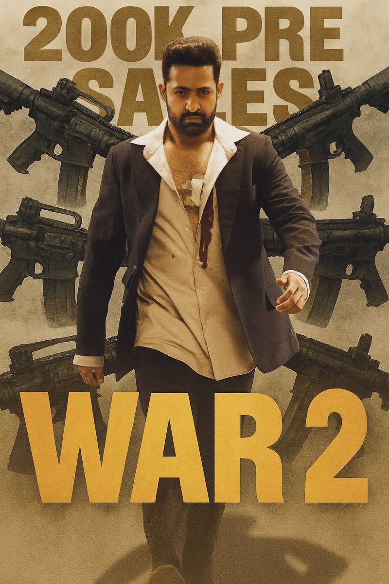 Nandamurifans.com (@nandamurifans) on Twitter photo 200K PREMIERE PRESALES π₯
#WAR2 #War2USABookings
<a href="/iHrithik/">Hrithik Roshan</a> <a href="/tarak9999/">Jr NTR</a> #NTRvsHrithik <a href="/yrf/">Yash Raj Films</a> 200K PREMIERE PRESALES π₯
#WAR2 #War2USABookings
<a href="/iHrithik/">Hrithik Roshan</a> <a href="/tarak9999/">Jr NTR</a> #NTRvsHrithik <a href="/yrf/">Yash Raj Films</a>