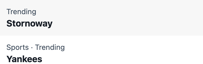 #Stornoway is trending with #StornowaySquatter Keep it up!  😁