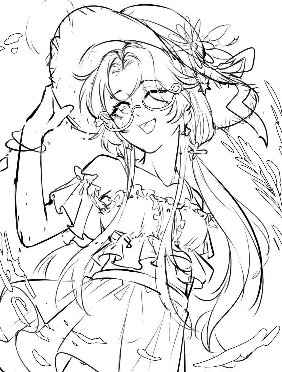 Before summer ends ☀☀
Had a lot of fun sketching this one for #VGenComm #cms #sketch 

 ☀ my vgen : vgen.co/Yuji-Shirogane

☀ I'll follow back each one follow me after they see this! #artmoots