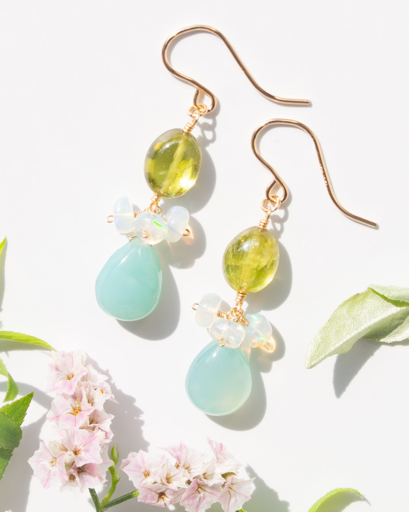 Lily of the valley＊花や自然をイメージした天然石アクセサリー