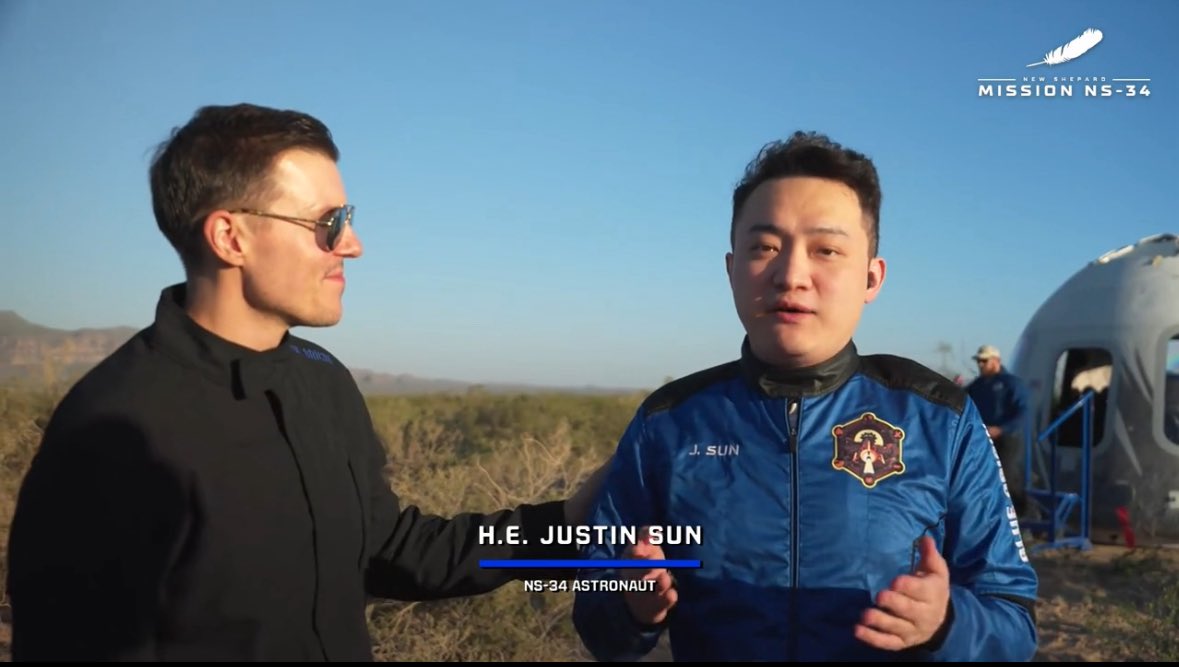 たむたむ⚔所属UNIONX🔶$XTER (✸,✸) ꧁IP꧂ (@tyimutyimu1) on Twitter photo #Blue <a href="/justinsuntron/">H.E. Justin Sun 👨🏻🚀 (Astronaut Version)</a>
地球へ🌏お帰りなさい🎉
宇宙に行くことも帰ってくることも大成功でよかったです✨
そして、Web3.0代表として業界を賑わせてくれてる👀🎉
挑戦してこその成功✨🚀
#TRONGlobalFriends
<a href="/justinsuntron/">H.E. Justin Sun 👨🏻🚀 (Astronaut Version)</a>, <a href="/trondao/">TRON DAO</a>, <a href="/TronDao_JPN/">TRON DAO Japan🇯🇵</a> #Blue <a href="/justinsuntron/">H.E. Justin Sun 👨🏻🚀 (Astronaut Version)</a>
地球へ🌏お帰りなさい🎉
宇宙に行くことも帰ってくることも大成功でよかったです✨
そして、Web3.0代表として業界を賑わせてくれてる👀🎉
挑戦してこその成功✨🚀
#TRONGlobalFriends
<a href="/justinsuntron/">H.E. Justin Sun 👨🏻🚀 (Astronaut Version)</a>, <a href="/trondao/">TRON DAO</a>, <a href="/TronDao_JPN/">TRON DAO Japan🇯🇵</a>