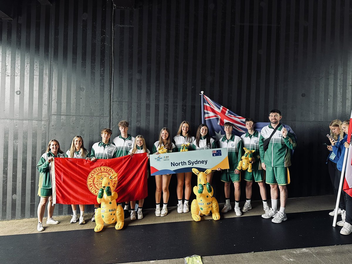 aussie_prep's tweet image. The Aussies are ready for the opening ceremony of the 2025 International Games Tallinn Estonia