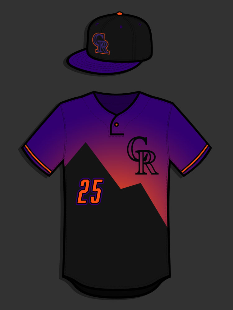 ryansaline's tweet photo. A jersey for every #Rockies series win. PIT 1-2 COL [30-81]

#5 Blending sunsets with the 1999 TATC. https://t.co/br25xWC7vQ