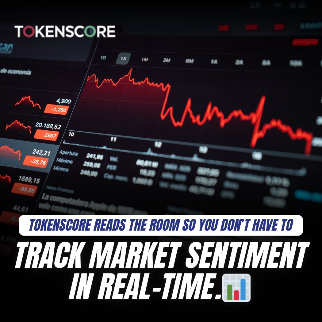Tokenscoreai's tweet image. TokenScore’s sentiment engine scans thousands of sources to track shifts in community mood and media buzz.
✔️ See when the crowd turns
✔️ Catch early signs of pump or panic
Sentiment isn’t noise—it&apos;s a signal.
#CryptoSentiment #AITradingTools #TokenScorePulse