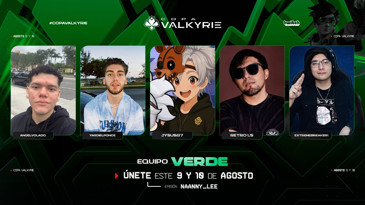 🛡 Resistencia, calma y fuerza bruta.
El #EquipoVerde 🌲es el muro contra el que todos se estrellaran. Buscarán controlar la zona en esta #CopaValkyrie. #twitchlatam #overwatch2 #ow2