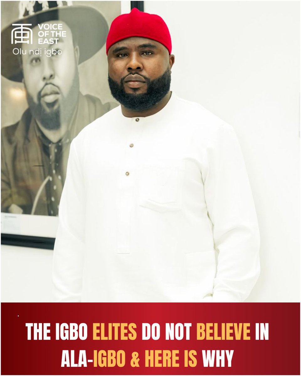 THE IGBO ELITES DO NOT BELIEVE IN ALA-IGBO
A wake-up call to our generation
Let’s tell ourselves the truth:
The current generation of wealthy Igbo elites politicians, businessmen, and public figures will not develop Ala-Igbo. Not because they hate the SouthEast, but because they