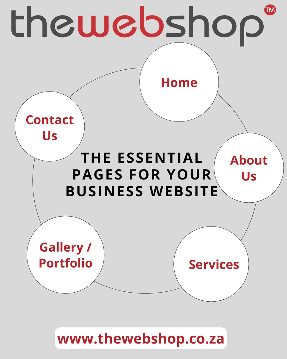 TheWebShopSA's tweet photo. Navigating a digital world starts with the basics. Does your business website have the essential pages it needs? Make your first impression count with pages like Home, About Us, Services, Contact Us, and Gallery!
https://t.co/1C16dpVfAp
info@thewebshop.co.za
Whatsapp: 0648538296 https://t.co/WxTyq0wiFj