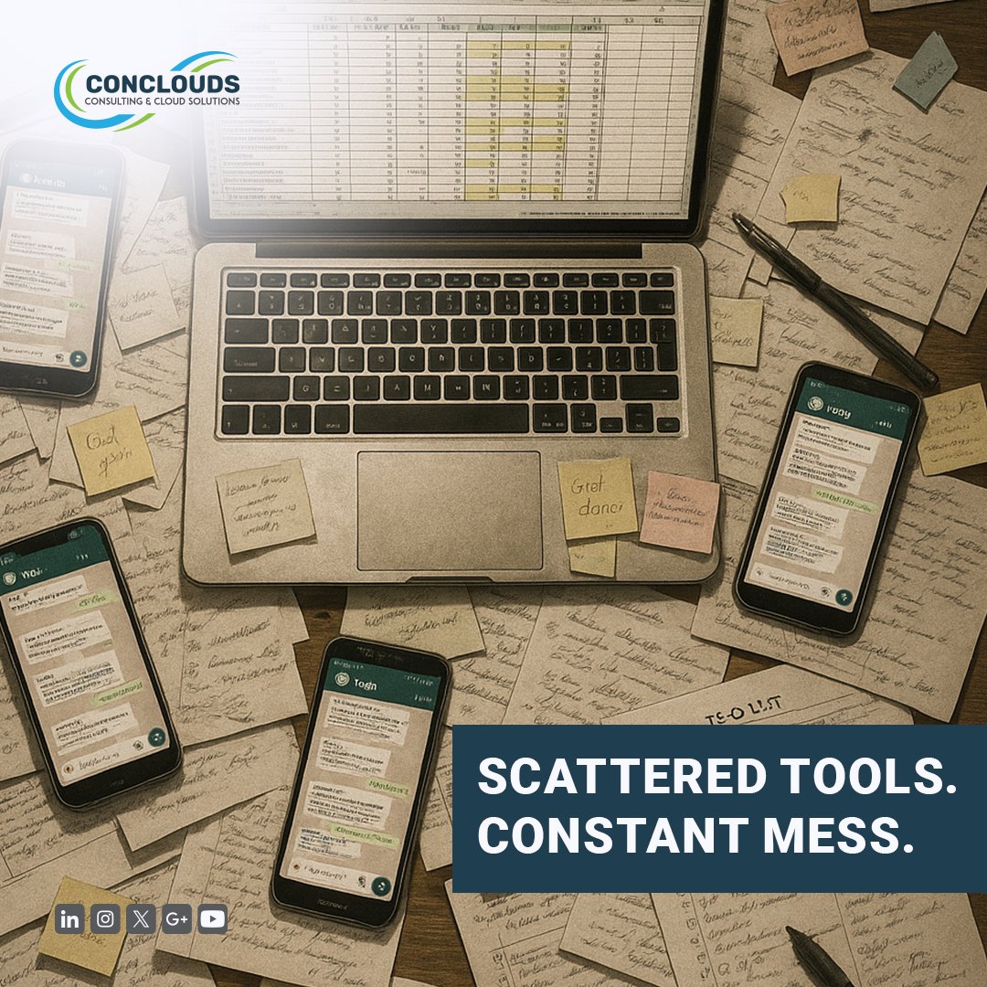 Conclouds2007's tweet image. Manual attendance slowing operations? 📉
Conclouds delivers automated attendance, live insights, and centralized control. Efficiency starts here!
#Conclouds #AttendanceAutomation #SmartSolutions #LiveData
