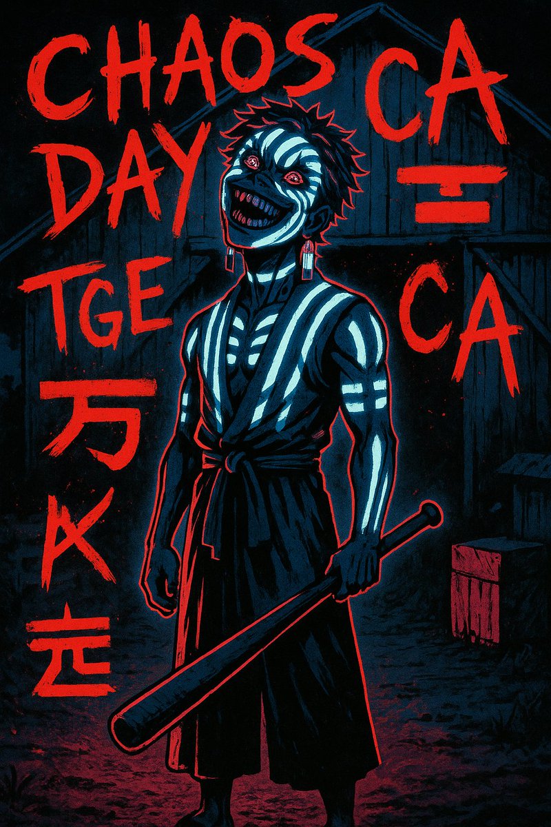 🚨 TGE = THE GREAT EXPLOSION
🧨 CA = OUT NOW
⏳ 24H. THE COUNTDOWN IS BLEEDING.

This is not a test.
This is not a teaser.
This is C░H░A░O░S — and it’s here to expose.
The rugs.
The insiders.
The recycled founders.
The scams you watched happen in real time.. and said nothing.