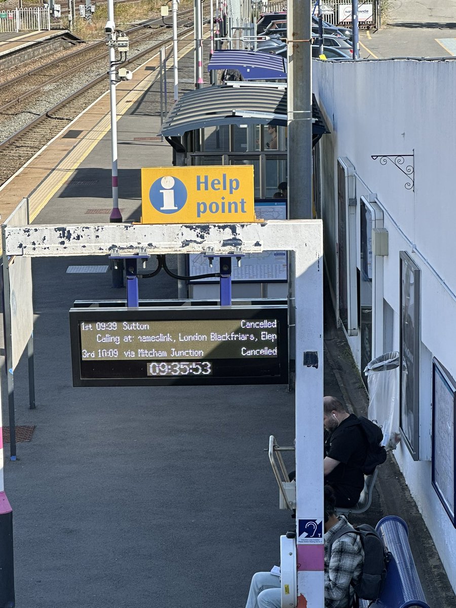 ADJBusiness's tweet photo. @TLRailUK screw us over again with #cancellations and #delays https://t.co/5cY7cIeGY3