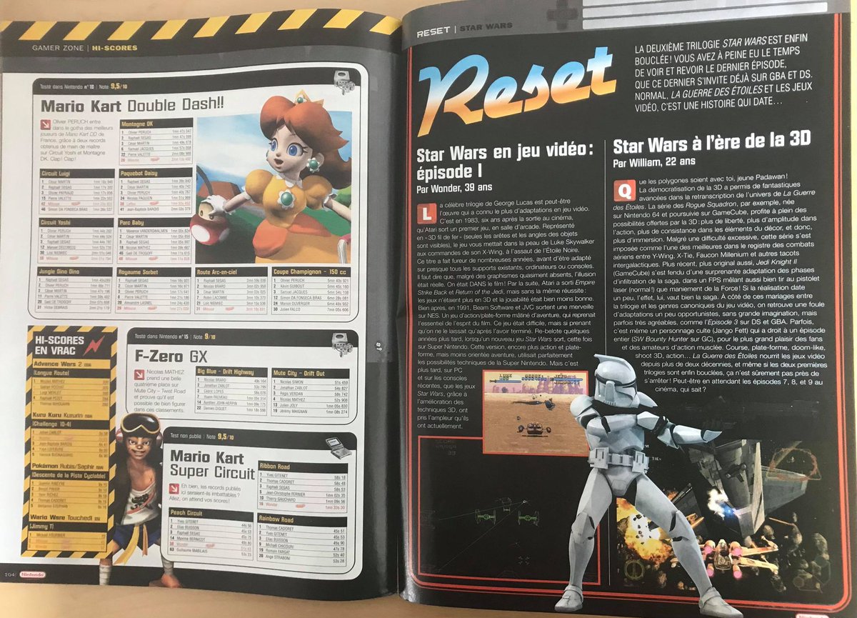 On termine ce numéro avec la fin des trucs et astuces,la rubrique "A l'aide" où les lecteurs coincés dans un jeu étaient aidés!!Un quizz,quelques TOP10,le rubrique High scores et "Reset" où on parle Star Wars!A demain pour un nouveau magazine! 3/3