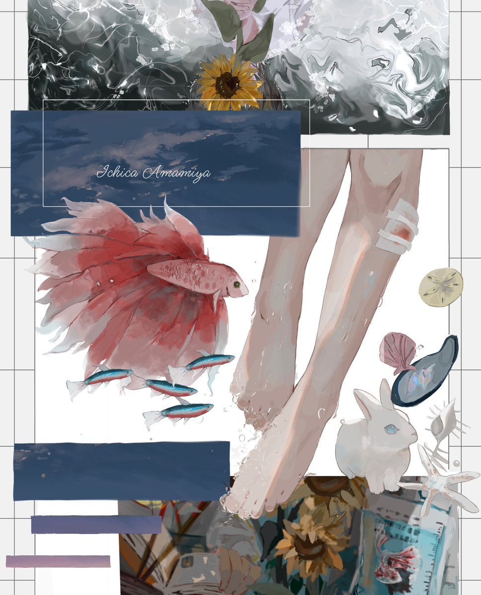 #夏の創作クラスタフォロー祭り 
儚いイラストを描いてます。