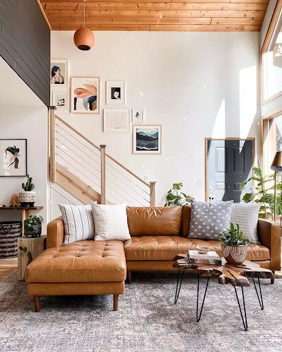 AlbericEmmanuel's tweet photo. Tan leather, patterned echoes, and sunlight spills—living made effortless. 🛋️🖼️☀️
#ModernLiving #WarmStyle #NaturalLight #CozyCorner #DesignMood https://t.co/ofyMsq4imh