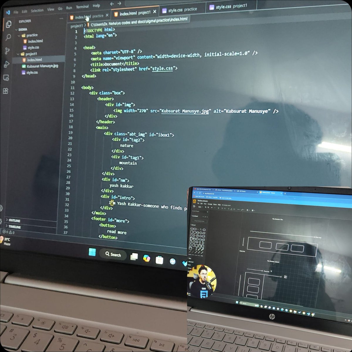YashKakkar_07's tweet image. Web Dev 🚀 | Week 2  
Lectures 21–32 ✅  
CSS display property ✔️  
Media queries 📱✔️  
Built a mini travel blog card 🌍✈️  
Responsive design = unlocked 💪  
#webdev #sigmaop #CodeWithHarry #frontendgrind #100DaysOfCode