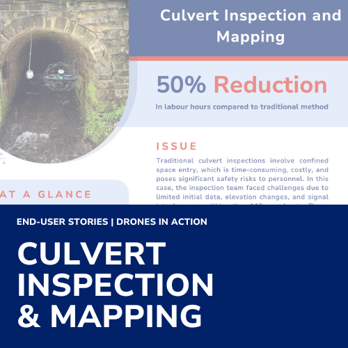 🚀 𝗗𝗿𝗼𝗻𝗲𝘀 𝗶𝗻 𝗔𝗰𝘁𝗶𝗼𝗻: 𝗖𝘂𝗹𝘃𝗲𝗿𝘁 𝗜𝗻𝘀𝗽𝗲𝗰𝘁𝗶𝗼𝗻 &amp; 𝗠𝗮𝗽𝗽𝗶𝗻𝗴 - Vertex Access is transforming culvert inspections with drone-mounted LiDAR - over 50% reduction in labour hours: arpas.uk/drones-in-acti… - #VertexAccess #dronesurvey #droneinspection