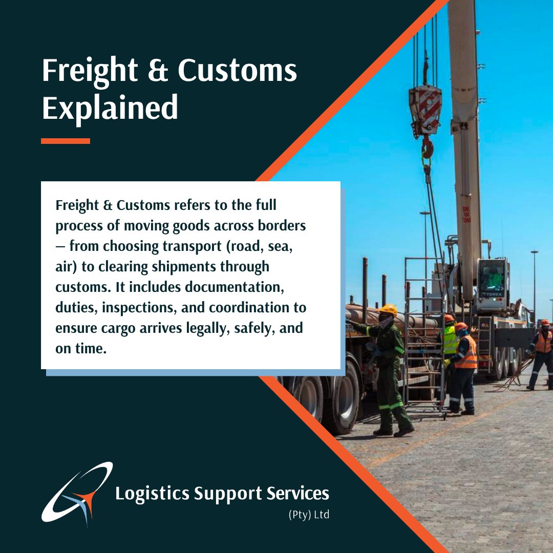 LSS_Namibia's tweet image. Freight isn’t just transport. It’s paperwork, permits, and clearance — all aligned to keep cargo legal, safe, and moving.

At LSS, we handle both the movement and the paperwork.

#FreightAndCustoms #LSSNamibia #LogisticsSimplified #BorderClearance #TradeSupport