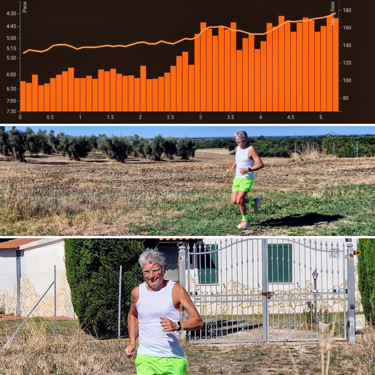 Metà lento, metà veloce, allenamento un po' così, tanto per non saltare il giorno
Buona giornata #runlovers