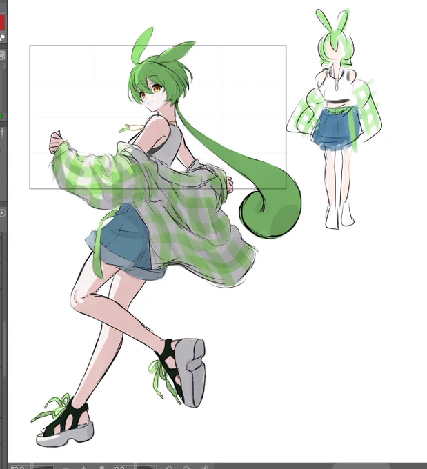 ずんだもんのイラコン出てって言われたので初めてずんだもん描いたけどなかなか良い感じのずんだもんになった気がする