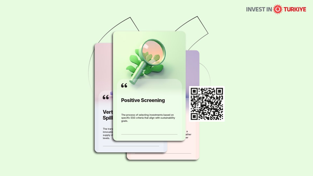 Unlock the language of investment with <a href="/InvestTurkey/">Invest in Türkiye</a>'s "Foreign Direct Investment Glossary"! 

Check out the definition of "Positive Screening." 

Discover more at invest.tr/positive-scree….

#Türkiye #NexusoftheWorld #FDI #glossary