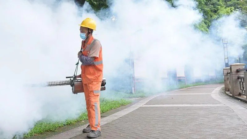 #China reports 7,000 cases of chikungunya virus
More than 7,000 cases of a mosquito-borne #virus have been reported across China's Guangdong province since July, prompting measures similar to those taken during the #COVID19 pandemic.