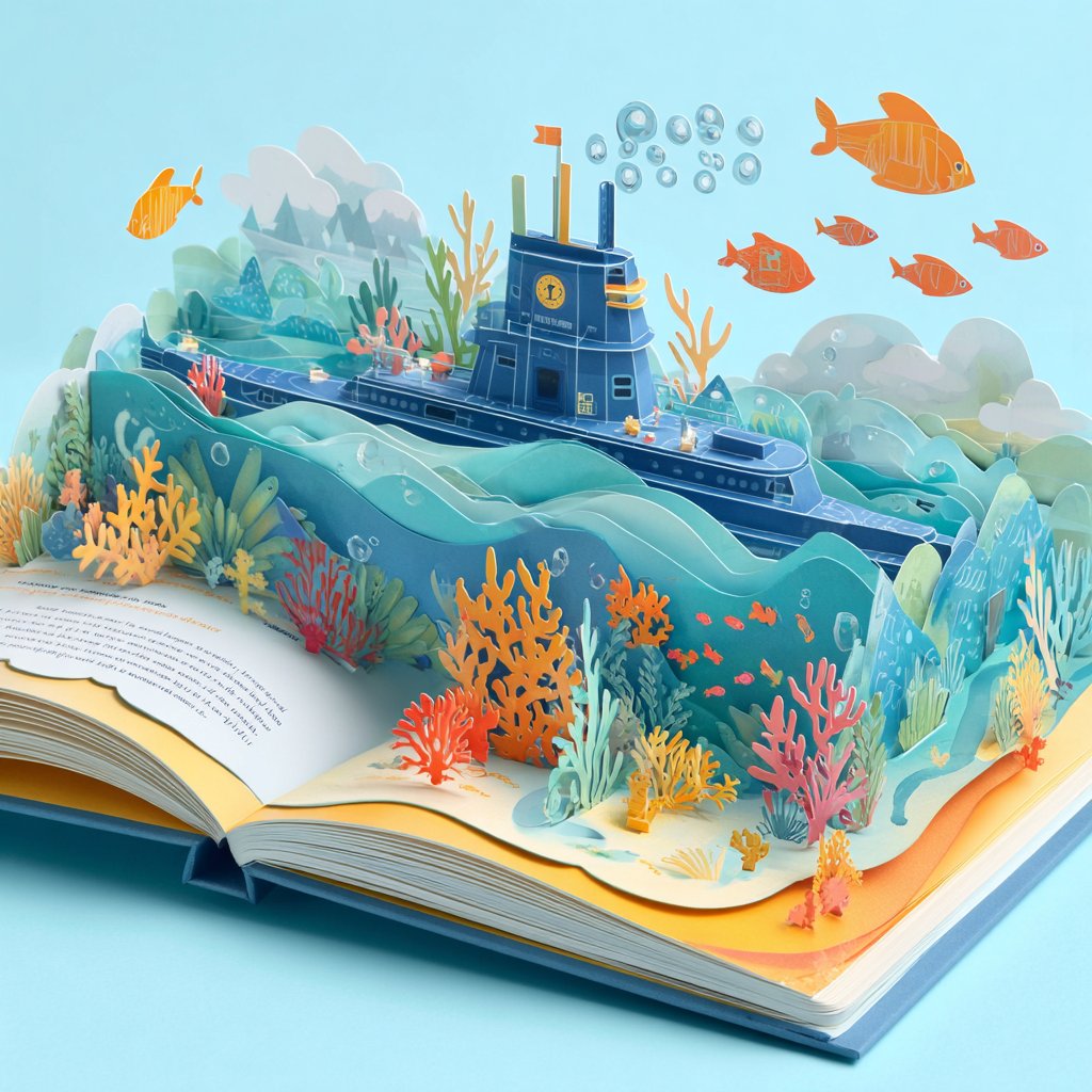 One of my favorite things to create in Midjourney are 3D pop-up books with paper mechanisms.

Here are 4 wonderful examples, each with its prompt in the ALT text.

Enjoy! 📖✨