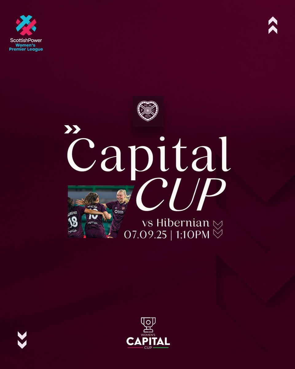 Hearts Women (@heartswomenfc) on Twitter photo ๐คฉ ๐๐๐๐ซ๐ญ๐ฌ ๐๐จ๐ฆ๐๐ง ๐๐๐ญ๐ฎ๐ซ๐ง ๐ญ๐จ ๐๐ฒ๐ง๐๐๐๐ฌ๐ญ๐ฅ๐
๐๏ธSave the date! The Edinburgh Derby will take place at Tynecastle Park on Sunday, 7th September.
The Capital Cup will be up for grabs and ๐ tickets will be available ๐ ๐คฉ ๐๐๐๐ซ๐ญ๐ฌ ๐๐จ๐ฆ๐๐ง ๐๐๐ญ๐ฎ๐ซ๐ง ๐ญ๐จ ๐๐ฒ๐ง๐๐๐๐ฌ๐ญ๐ฅ๐
๐๏ธSave the date! The Edinburgh Derby will take place at Tynecastle Park on Sunday, 7th September.
The Capital Cup will be up for grabs and ๐ tickets will be available ๐