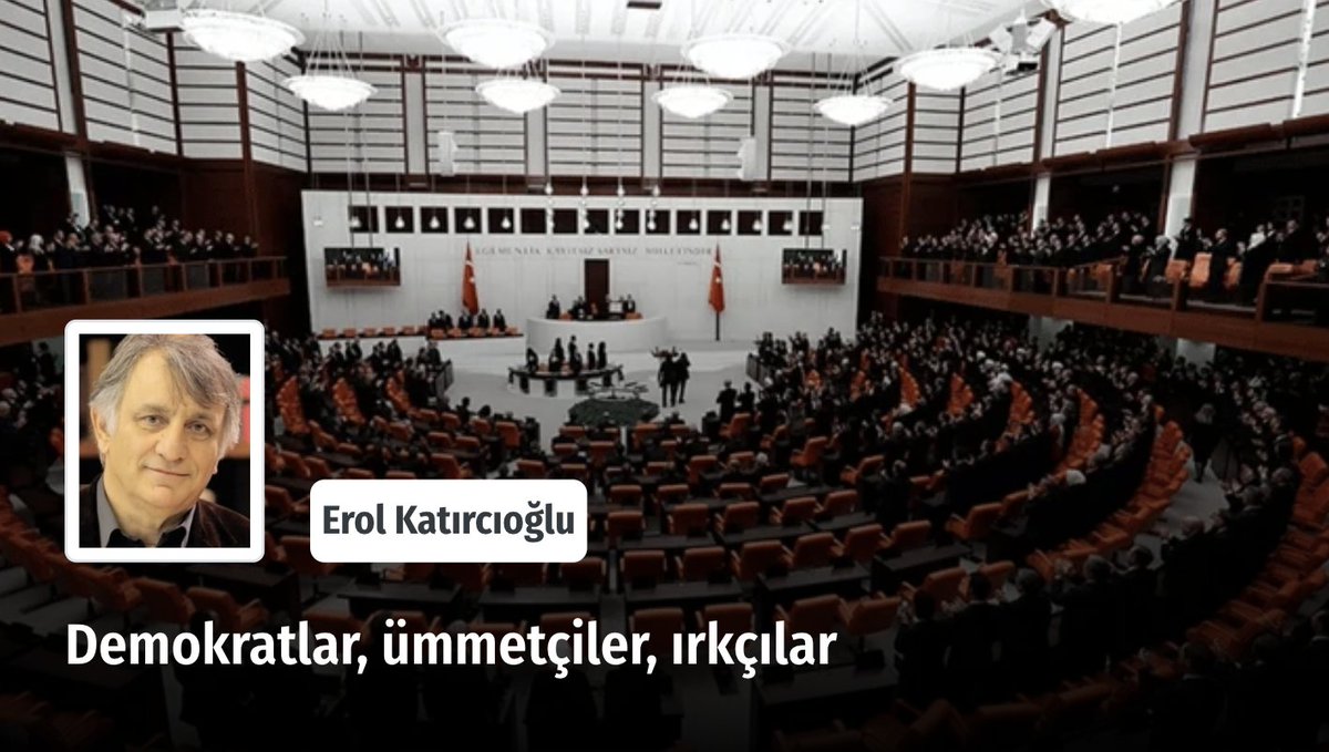 Yeni Arayış (@yeniarayiscom) on Twitter photo ❝ Herkesi yalnızca soyut bir “vatandaş” kavramının içine oturtmak da soyut bir “ümmet” içine oturtmak da benzer sorunlara gebe. ❞
Demokratlar, ümmetçiler, ırkçılar
✍️ Erol Katırcıoğlu (<a href="/ErolKat/">Erol Katırcıoğlu</a>) yazdı.
Okumak için ➡️ yeniarayis.com/yazi/demokratl… ❝ Herkesi yalnızca soyut bir “vatandaş” kavramının içine oturtmak da soyut bir “ümmet” içine oturtmak da benzer sorunlara gebe. ❞
Demokratlar, ümmetçiler, ırkçılar
✍️ Erol Katırcıoğlu (<a href="/ErolKat/">Erol Katırcıoğlu</a>) yazdı.
Okumak için ➡️ yeniarayis.com/yazi/demokratl…