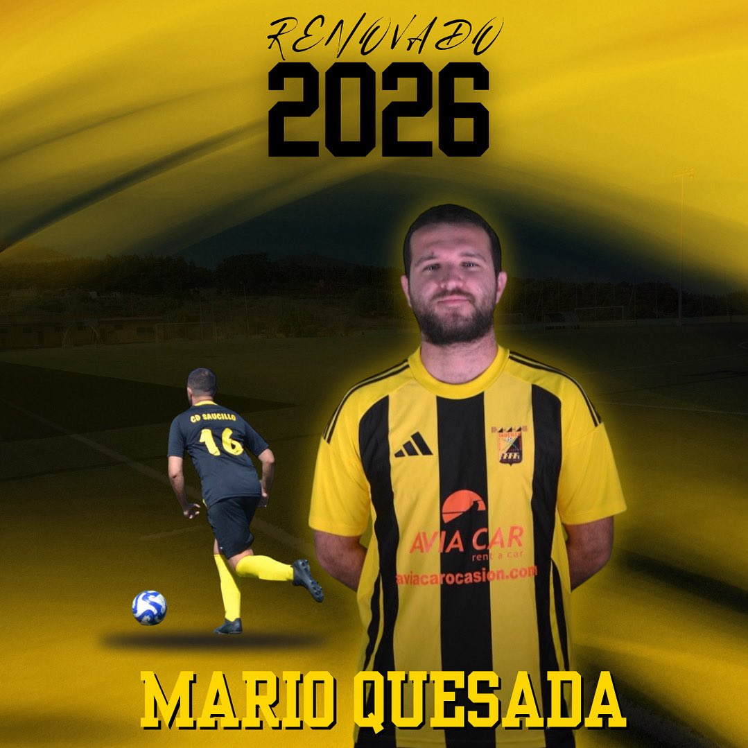 CD Saucillo (@cd_saucillo) on Twitter photo Mario continuará siendo uno de los pilares defensivos del Saucillo y afrontará su sexta temporada defendiendo estos colores. Desde su llegada, ha demostrado ser un jugador fiable y comprometido, ganándose el respeto de compañeros y afición gracias a su entrega y constancia. Mario continuará siendo uno de los pilares defensivos del Saucillo y afrontará su sexta temporada defendiendo estos colores. Desde su llegada, ha demostrado ser un jugador fiable y comprometido, ganándose el respeto de compañeros y afición gracias a su entrega y constancia.