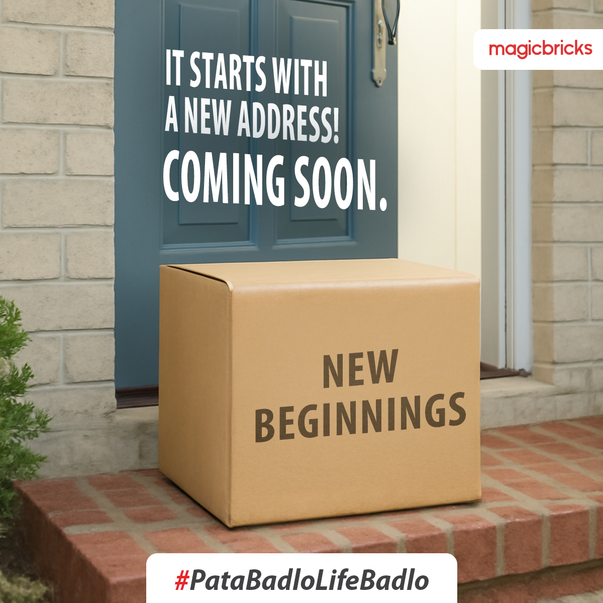 magicbricks's tweet image. Embrace new beginnings with Magicbricks, as your journey to a better life starts here.

Stay tuned, something exciting is coming soon!

[Pata Badlo Life Badlo, Fresh Start Journey, New Home New Life, Real Estate Transformation]

#PataBadloLifeBadlo #NewBeginnings #Magicbricks