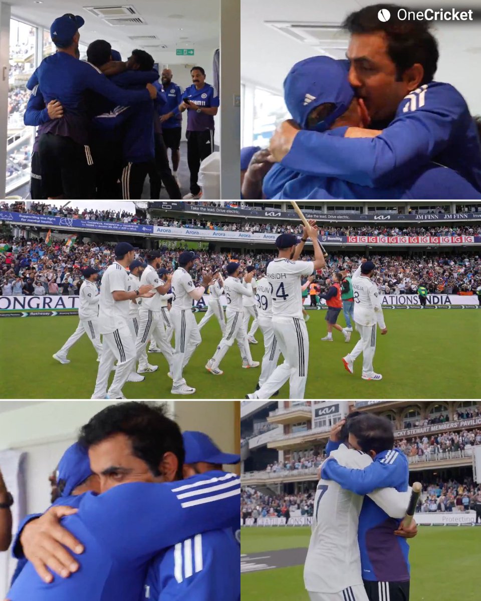 OneCricketApp's tweet image. Raw EMOTIONS. Test Cricket peaked here. ❤️🇮🇳 

#ENGvsIND #OvalTest #TestCricket | 📸 : BCCI