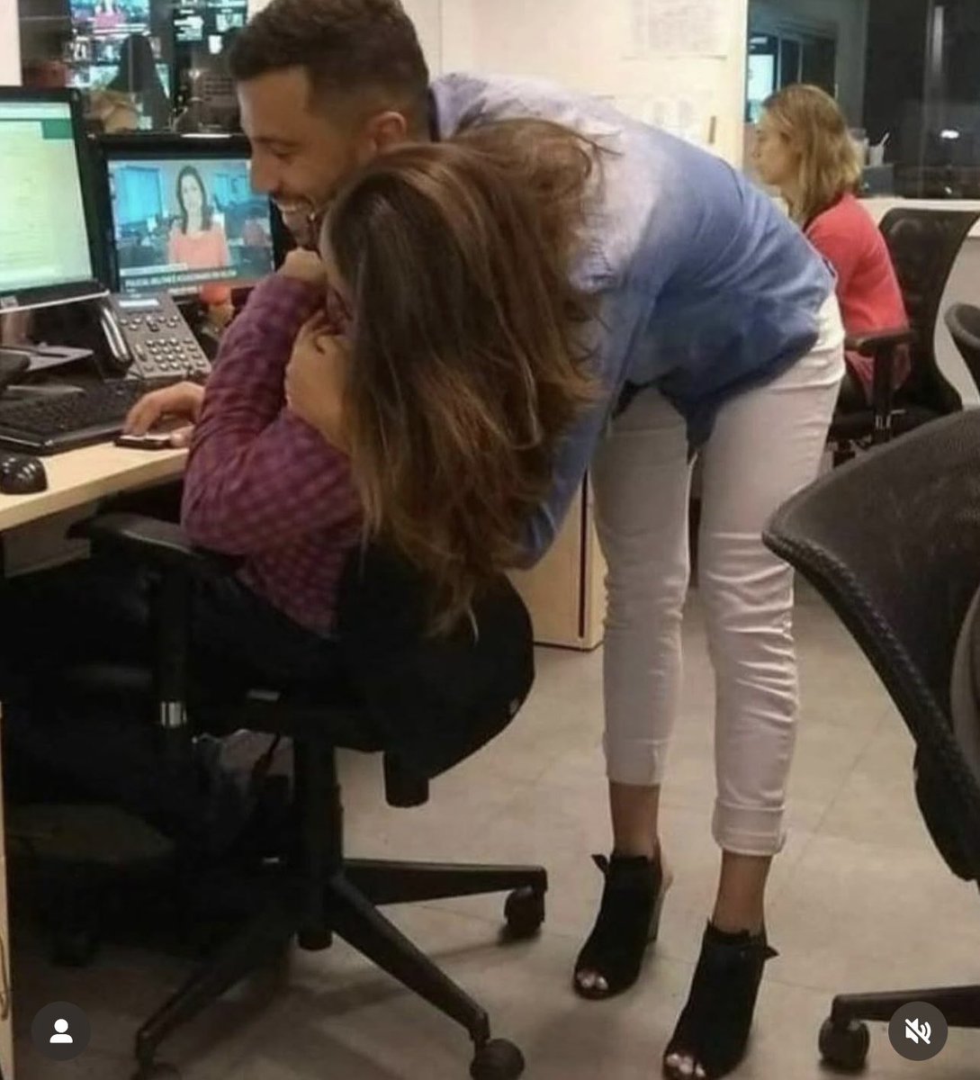 At first I thought he was wearing the heels..