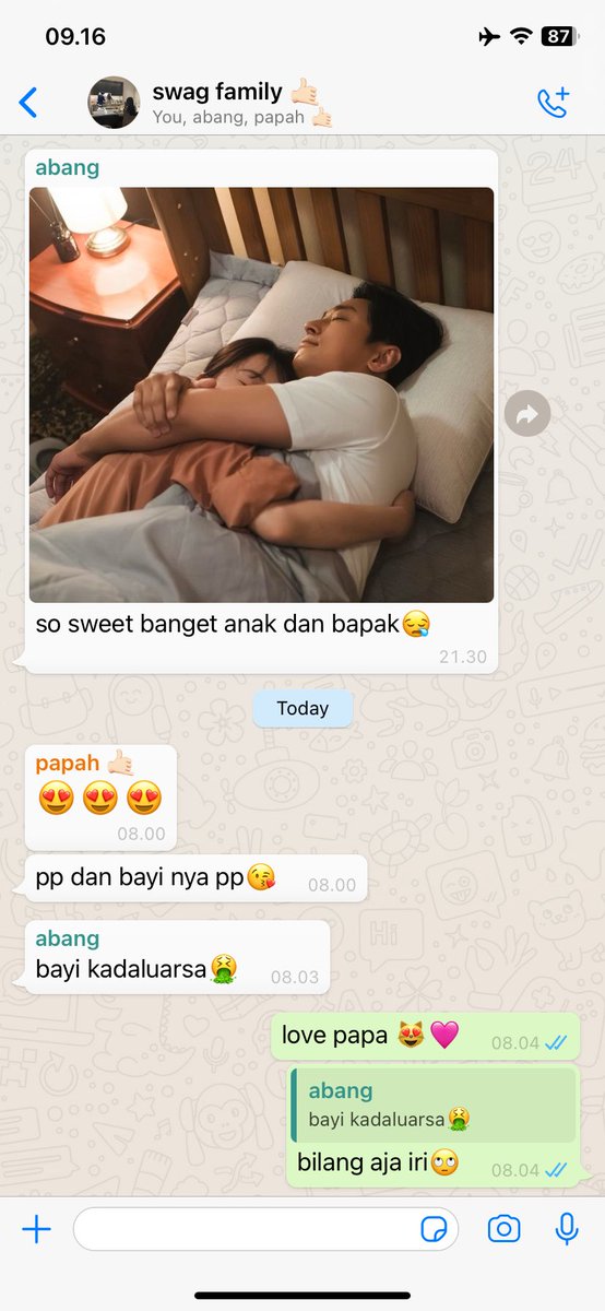 cimolbohjod's tweet photo. daily chat au ju jihoon as papahnya choo youngwoo &amp; you

(imagine yourself as the youngest child) https://t.co/xXmKjjRfZI