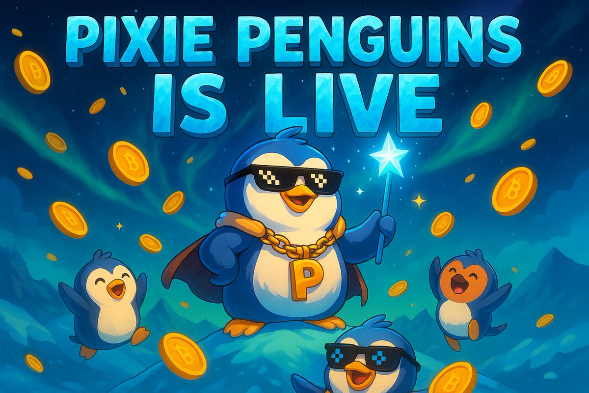 Pixie Penguins (@pixiepenguins) on Twitter photo ๐จ LAST 24 HOURS! ๐งโ๏ธ
PIXIE PENGUINS Fairlaunch is in its final countdown โ donโt miss your ticket to the Penguinverse! ๐๐ฅ
๐ Join before itโs gone:
pinksale.finance/solana/launchpโฆ
Not your average meme coin.
Not just another project.
๐ง AI-powered tools
๐ฎ Web3 gaming ecosystem
๐จ ๐จ LAST 24 HOURS! ๐งโ๏ธ
PIXIE PENGUINS Fairlaunch is in its final countdown โ donโt miss your ticket to the Penguinverse! ๐๐ฅ
๐ Join before itโs gone:
pinksale.finance/solana/launchpโฆ
Not your average meme coin.
Not just another project.
๐ง AI-powered tools
๐ฎ Web3 gaming ecosystem
๐จ