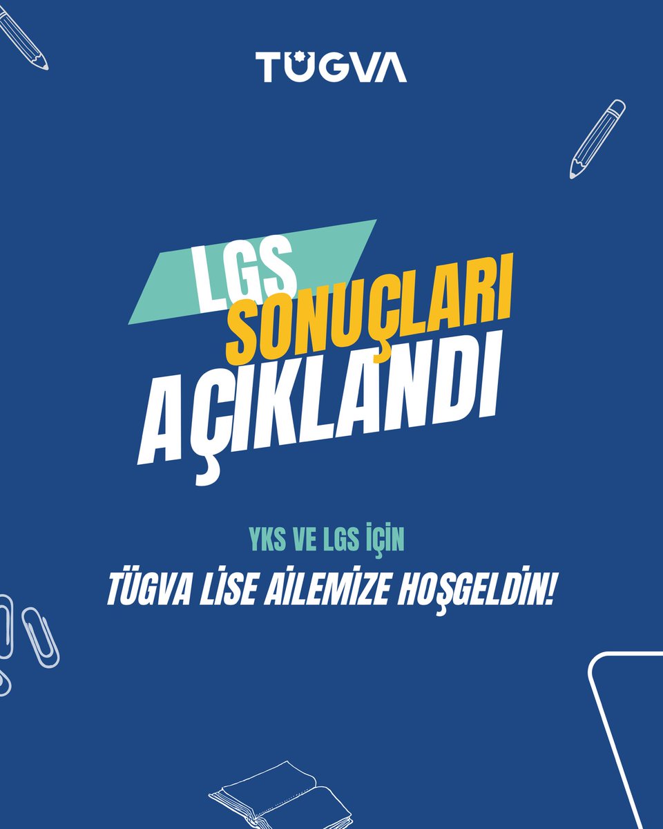TÜGVA Lise ailemize hoşgeldin 😎

#tügvalise #tügva #lgs