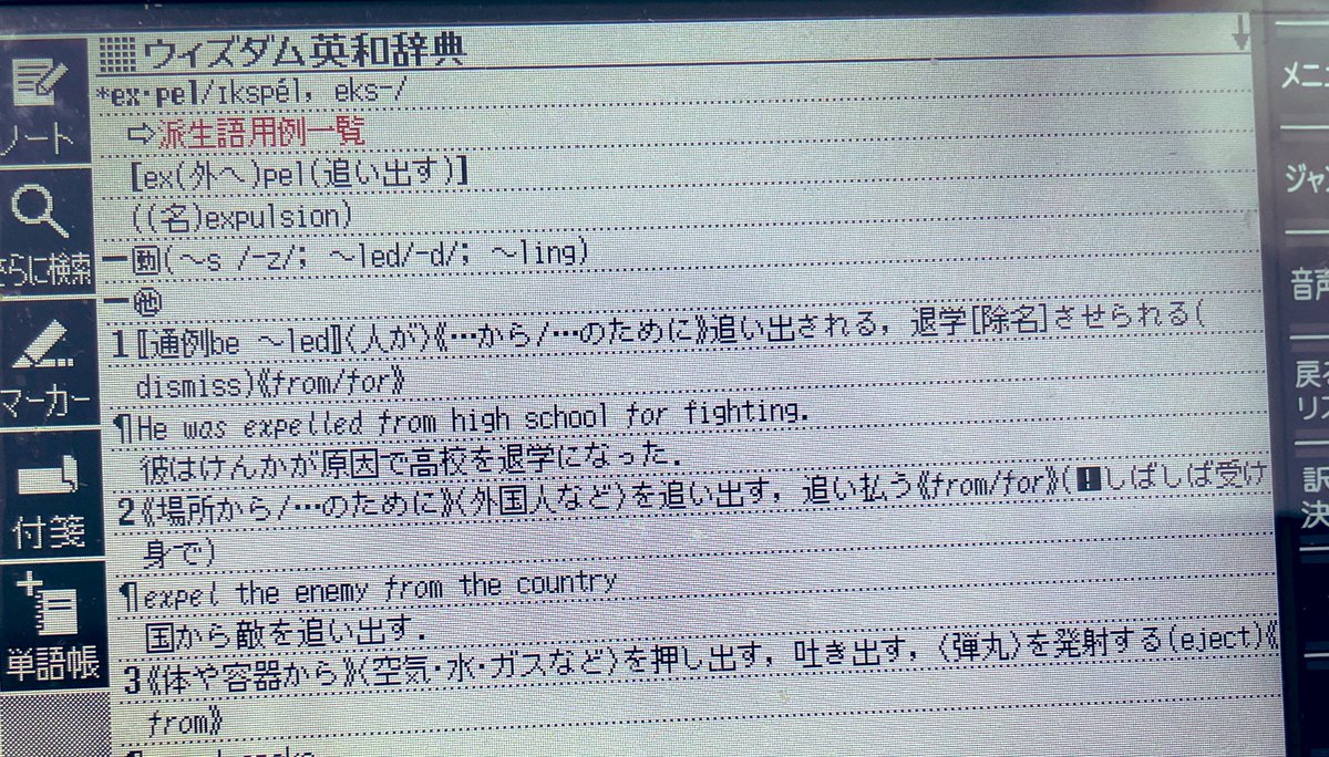 【名探偵モンク英会話】 いじめっ子と殴り合いの大喧嘩をしたベンジー。母のシャローナは叱りつけます。"And you're lucky you weren't expelled!"

be expelled:退学させられる