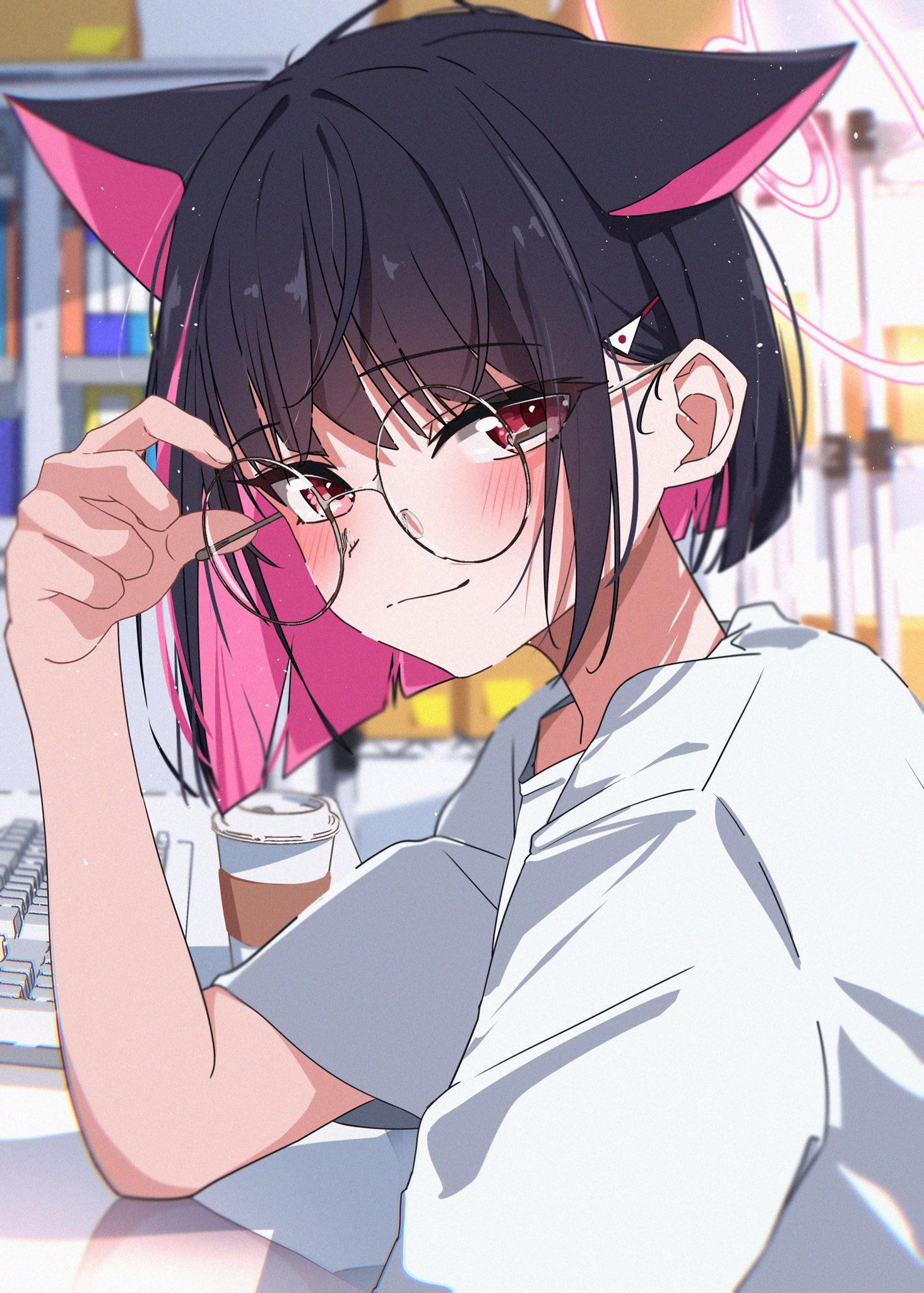 ♥ニャンコ様ご注文専用ページ♥ Oshicoco】うちわ文字シール 『にゃんにゃんして』青 通販