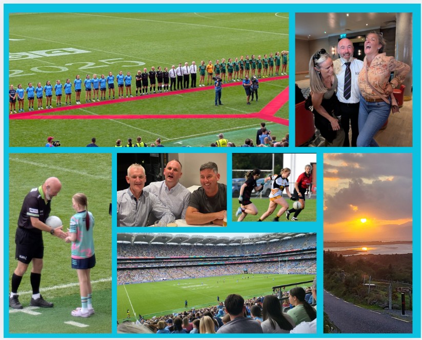 What a terrific LGFA filled weekend! Reffing at the 7s, attending the All Ireland Final, and reffing a club league final. But the best bit, seeing everyone that I love!  #reflife #lovewhatyoudo