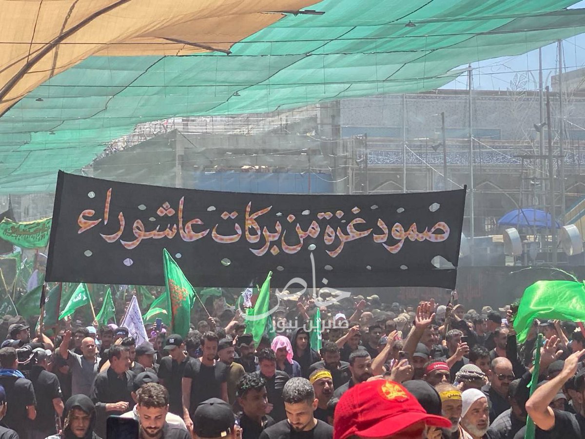 الأربعين مو بس زيارة هي ثورة ضد كل ظالم. فلسطين الحرة بقلوبنا #كربلاء_المقدسة #كربلاء_طريق_الأقصى