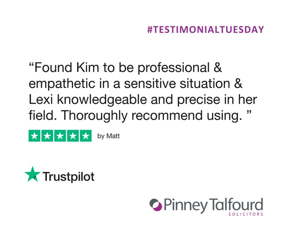 Thank you to our client for recognising the empathy, professionalism, and expertise shown by Kim and Lexie in our conveyancing team. 

We’re proud to support clients with care and precision.

#TestimonialTuesday #ClientCare #TrustedAdvice #EssexLawFirm #FamilyLaw #Conveyancing