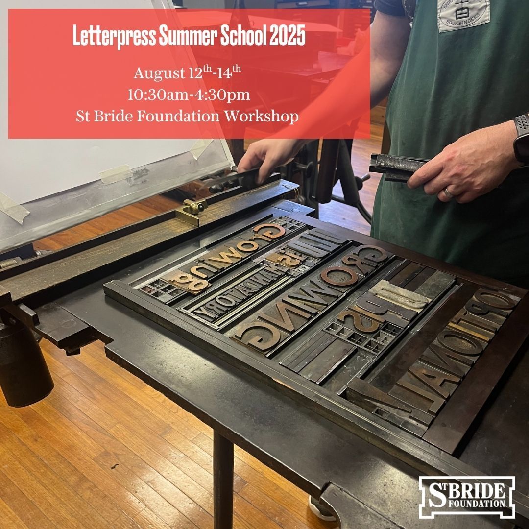 One week to go until our next Letterpress Summer School of 2025!

Hurry and secure your spot today!
🔗 sbf.org.uk/whats-on/view/…