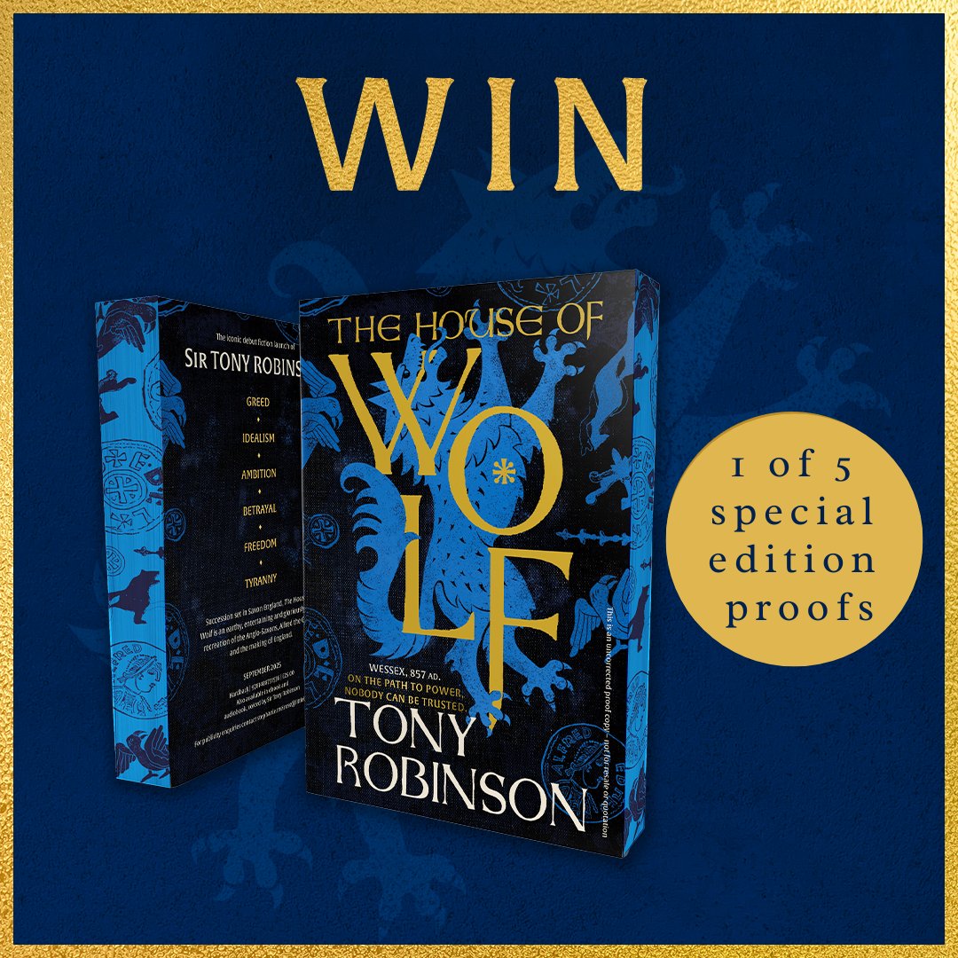 Little, Brown UK (@littlebrownuk) on Twitter photo For those loyal to The House of Wolf 🐺 we have a very special prize.
This is your chance to be ONE OF THE FIRST to read <a href="/Tony_Robinson/">Tony Robinson</a>'s thrilling tale of ambition, betrayal and power set in the Dark Ages.
Enter here: brnw.ch/21wUFJk For those loyal to The House of Wolf 🐺 we have a very special prize.
This is your chance to be ONE OF THE FIRST to read <a href="/Tony_Robinson/">Tony Robinson</a>'s thrilling tale of ambition, betrayal and power set in the Dark Ages.
Enter here: brnw.ch/21wUFJk
