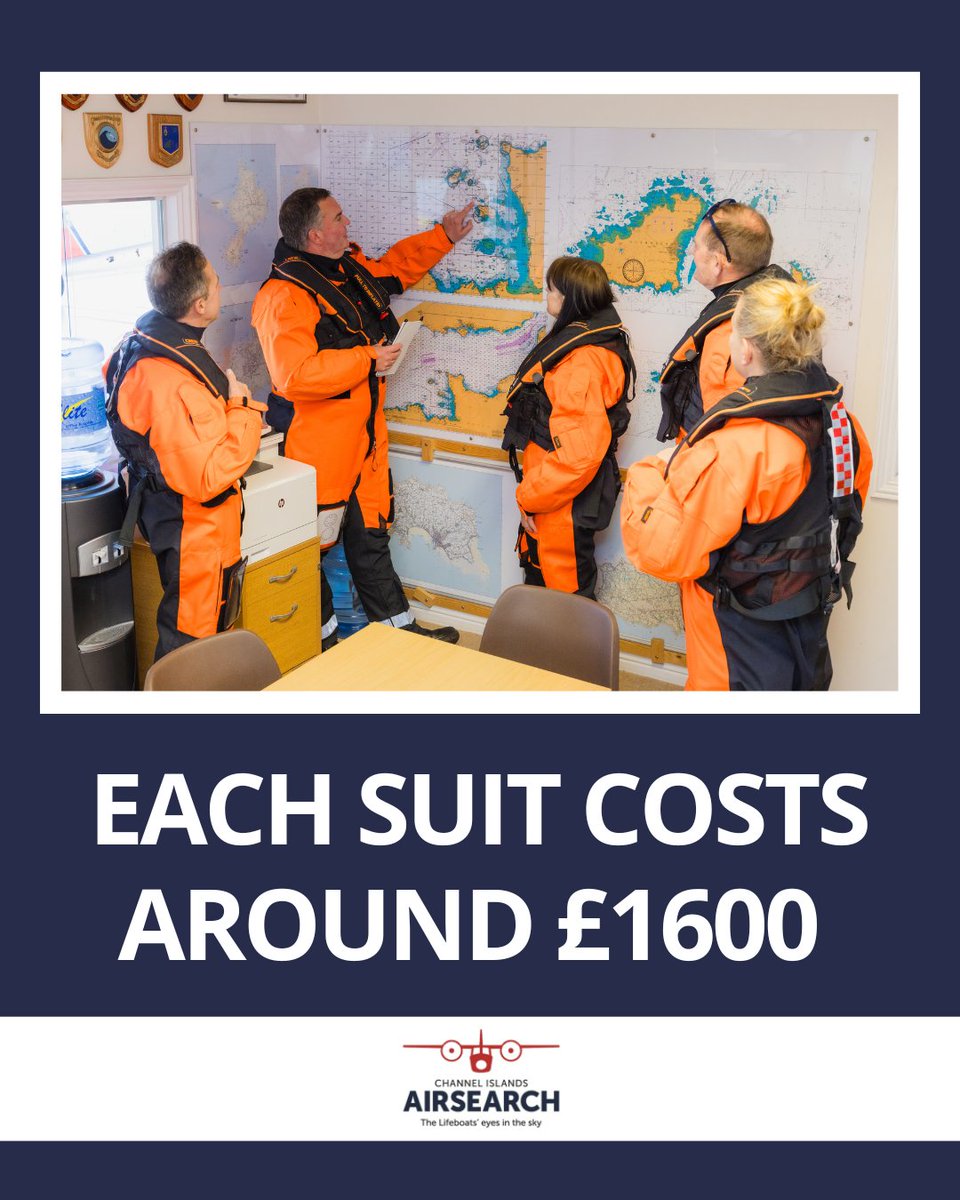 Our crew wear specially designed safety suits that keep them protected and ready for all weather conditions, fitted with gloves and headwear to retain body heat.
 
These suits aren’t just for warmth, but to ensure visibility, buoyancy, and survival, and cost around £1600 each.