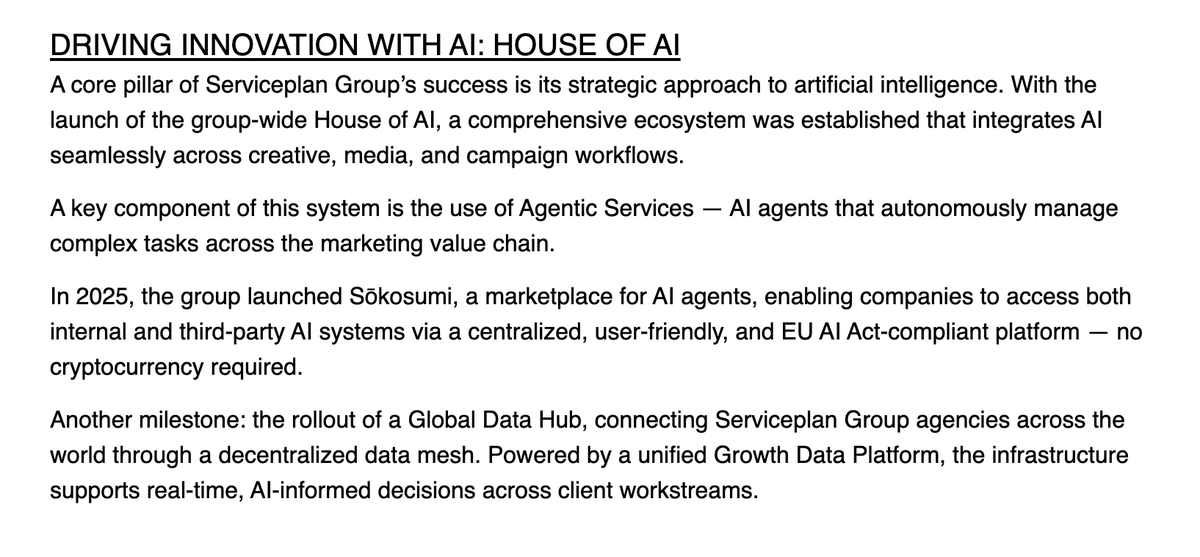 Here are a few unstructured points about this:

- Masumi is a multi-million $ project, the 1.8 million ADA are a lot &amp; definitely subsidize the project but do not cover even 1/5 of the total costs (so far). The rest is coming through external investment by Serviceplan into the